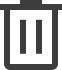 Data deletion icon